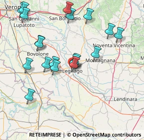 Mappa Via Carlo Rosselli, 37045 Legnago VR, Italia (16.75474)