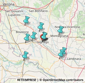 Mappa Via Carlo Rosselli, 37045 Legnago VR, Italia (10.35636)