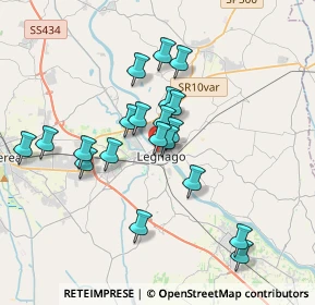 Mappa Via Carlo Rosselli, 37045 Legnago VR, Italia (3.1685)