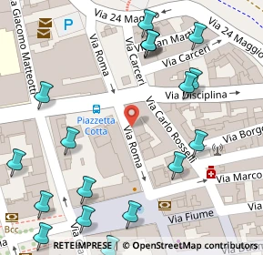Mappa Via Cavour, 37045 Legnago VR, Italia (0.093)