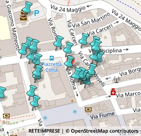 Mappa Via Carlo Rosselli, 37045 Legnago VR, Italia (0.04615)