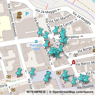 Mappa Via Camillo Benso Conte di Cavour, 37045 Legnago VR, Italia (0.04615)