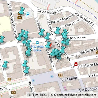 Mappa Via Carlo Rosselli, 37045 Legnago VR, Italia (0.04615)