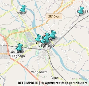 Mappa Via Carlo Rosselli, 37045 Legnago VR, Italia (1.34455)