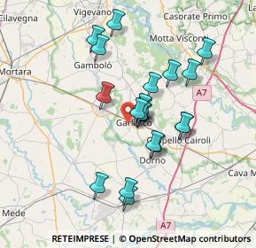 Mappa Via Giuseppe Mazzini, 27026 Garlasco PV, Italia (6.114)