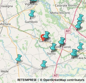 Mappa Via Giuseppe Mazzini, 27026 Garlasco PV, Italia (10.365)