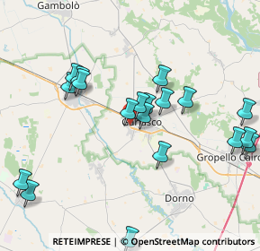 Mappa Via Giuseppe Mazzini, 27026 Garlasco PV, Italia (4.378)