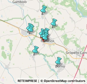 Mappa Via Giuseppe Mazzini, 27026 Garlasco PV, Italia (2.0675)