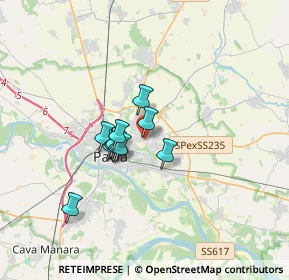 Mappa Via Alessandria, 27100 Pavia PV, Italia (2.23)