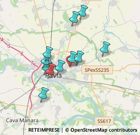 Mappa Via Alessandria, 27100 Pavia PV, Italia (2.98091)