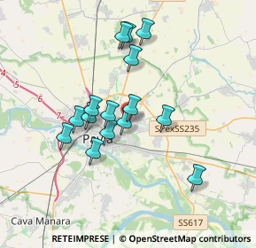 Mappa Via Alessandria, 27100 Pavia PV, Italia (3.026)