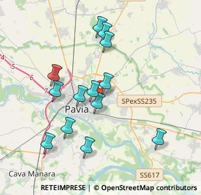 Mappa Via Alessandria, 27100 Pavia PV, Italia (3.51462)