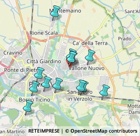 Mappa Via Alessandria, 27100 Pavia PV, Italia (1.68154)