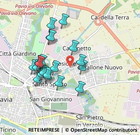 Mappa Via Alessandria, 27100 Pavia PV, Italia (0.8155)