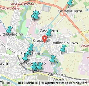 Mappa Via Alessandria, 27100 Pavia PV, Italia (1.15)