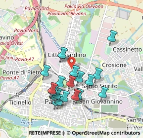 Mappa Via Guglielmo Marconi, 27100 Pavia PV, Italia (0.8555)