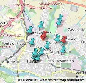 Mappa Via Guglielmo Marconi, 27100 Pavia PV, Italia (0.791)