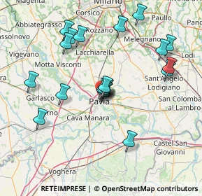 Mappa Via Guglielmo Marconi, 27100 Pavia PV, Italia (14.223)
