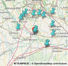 Mappa Via Guglielmo Marconi, 27100 Pavia PV, Italia (13.658)