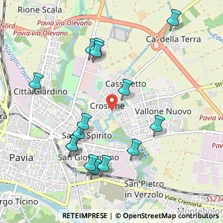 Mappa Via Capri, 27100 Pavia PV, Italia (1.13133)