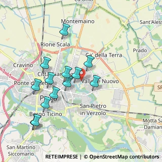 Mappa Via Capri, 27100 Pavia PV, Italia (1.88923)