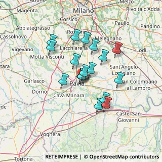Mappa Via Capri, 27100 Pavia PV, Italia (10.635)