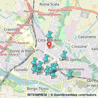 Mappa Via Negri e Belloni, 27100 Pavia PV, Italia (1.065)