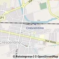 Karte Crescentino