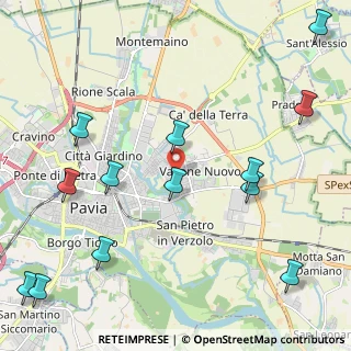 Mappa Via Pinerolo, 27100 Pavia PV, Italia (2.82308)