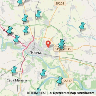 Mappa Via Pinerolo, 27100 Pavia PV, Italia (6.43)