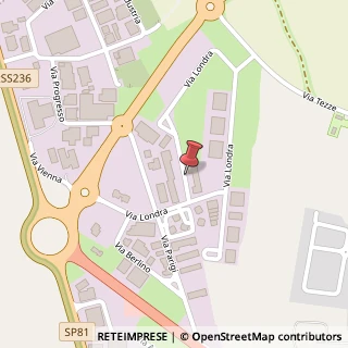Mappa Via Londra, 12, 46047 Porto Mantovano, Mantova (Lombardia)