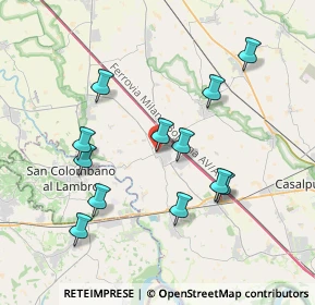 Mappa Via Fratelli Cairoli, 26814 Livraga LO, Italia (3.70083)