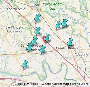 Mappa Via Fratelli Cairoli, 26814 Livraga LO, Italia (6.43833)