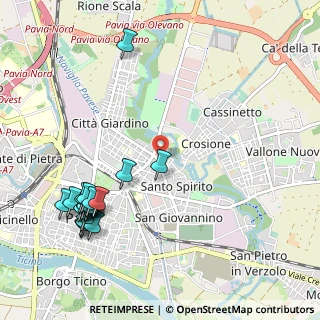 Mappa Via Parco Vecchio, 27100 Pavia PV, Italia (1.2955)