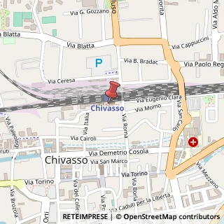 Mappa Piazza Giuseppe Garibaldi, 6, 10034 Chivasso, Torino (Piemonte)