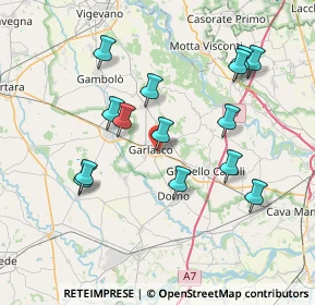 Mappa Via Pavia, 27026 Garlasco PV, Italia (7.42714)