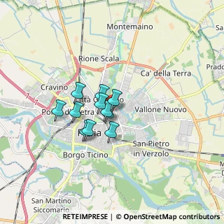 Mappa Via Torquato Tasso, 27100 Pavia PV, Italia (1.08182)