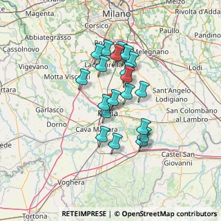 Mappa Via Gaffurio, 27100 Pavia PV, Italia (10.895)