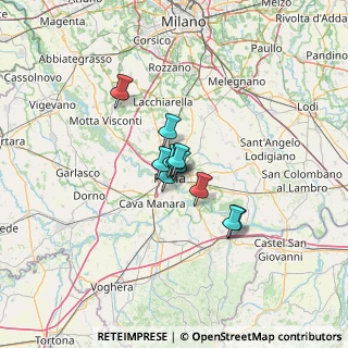 Mappa Via Gaffurio, 27100 Pavia PV, Italia (7.06545)