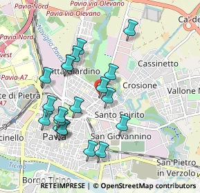 Mappa Viale Torquato Tasso, 27100 Pavia PV, Italia (0.9175)