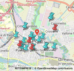 Mappa Viale Torquato Tasso, 27100 Pavia PV, Italia (0.8585)