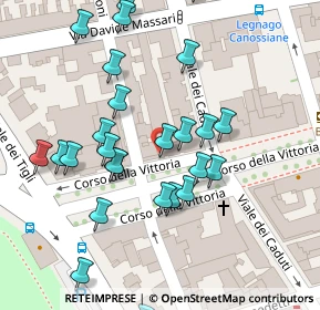 Mappa Via Guglielmo Marconi, 37045 Legnago VR, Italia (0.04815)