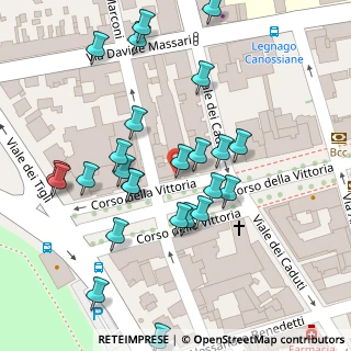 Mappa Via Guglielmo Marconi, 37045 Legnago VR, Italia (0.04615)