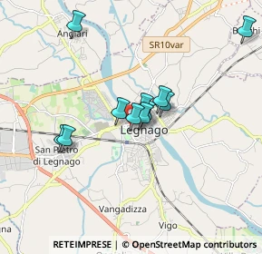 Mappa Via Guglielmo Marconi, 37045 Legnago VR, Italia (1.36)