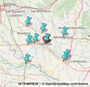 Mappa Via Guglielmo Marconi, 37045 Legnago VR, Italia (10.34182)