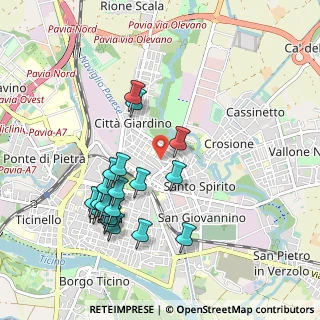 Mappa Via Romano, 27100 Pavia PV, Italia (0.9785)