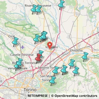 Mappa Via San Grato, 10088 Volpiano TO, Italia (9.643)