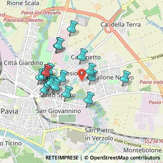 Mappa Via Bobbio, 27100 Pavia PV, Italia (0.8475)