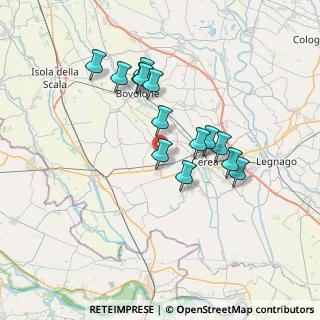Mappa Via Malcanton, 37050 Cerea VR, Italia (6.25571)