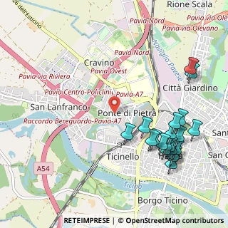 Mappa Via Maria Cozzi, 27100 Pavia PV, Italia (1.2485)